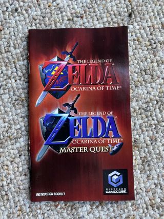 The Legend of Zelda Ocarina Of Time Master Quest (Nintendo GameCube,  2003) RARE 3