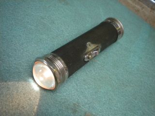 Antique Vintage Marathon Flashlight Fish - Eye Lens 7 Inch