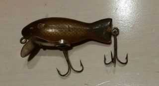 Vintage Paw - Paw Fishing Lure Old Wooden Body Stamped On Bottom.