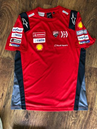 Alpinestars 2019 Ducati Motogp Team Issue T Shirt.  Rare.  Medium