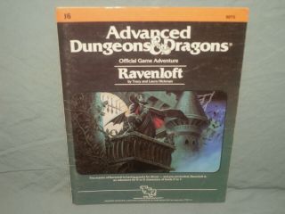 Ad&d 1st Edition Module - I6 Ravenloft (rare - Highly Sought After And Vg)