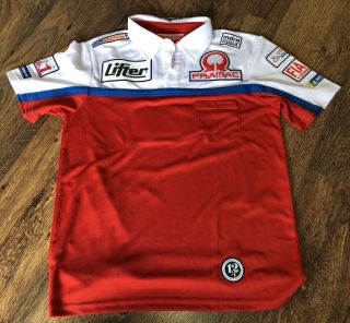 2019 Pramac Ducati Motogp Team Issue Shirt.  Lifter Branding.  Medium.  Rare