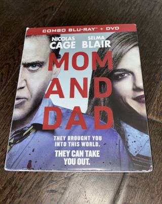 Mom And Dad Blu Ray,  Dvd With Slipcover Sleeve 2 Disc Set Rare Nicholas Cage