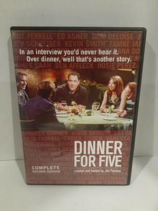 Dinner For Five The Complete 2nd Season Dvd Set Extremely Rare