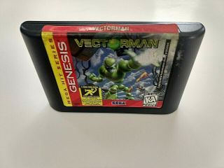Vectorman Sega Genesis Rare Game Cartridge And