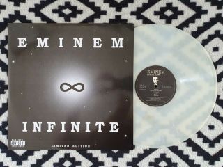 Eminem - Infinite Rare Oop Ltd France Fbt White Splatter Nm Lp