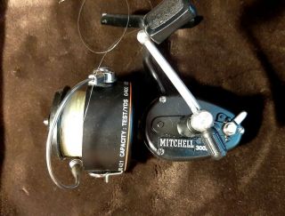 Vintage Garcia Mitchell 300a Spinning Reel – France - W/ Manuals & Box