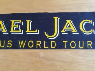 Rare Michael Jackson Dangerous World Tour Scarf 1992 - 1993 3