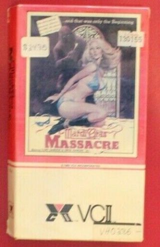 Massacre - Mardi Gras (vhs 1983) Extremely Rare/ Horror Movie
