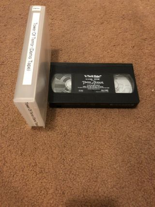 Disney - Tower Of Terror (Demo Tape) VHS (Cassette Only) Rare/HTF 3