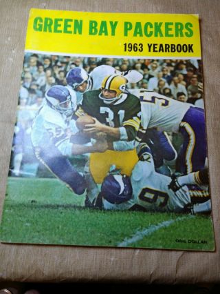 Nfl Green Bay Packers 1963 Yearbook - Rare Item