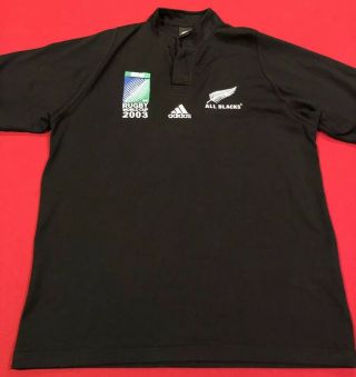 Zealand All Blacks Irb Rugby World Cup 2003 Adidas Jersey Men 