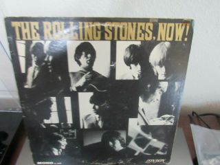 The Rolling Stones Lp London 3420 Now Mono Rare First Label 1965 Ultr Rare Ffrr