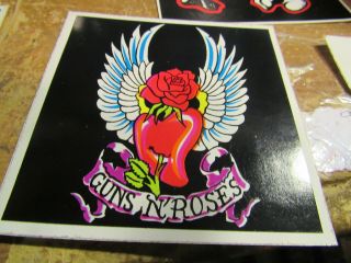 Guns N Roses Sticker Collectible Rare Vintage 1990 