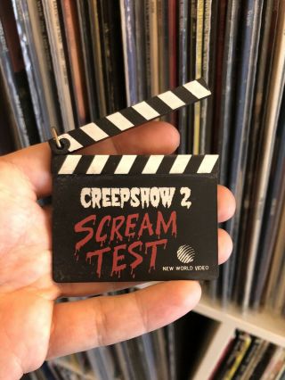 Creepshow 2 Promo Pin Rare World Video Store Promotional Item Horror Vhs