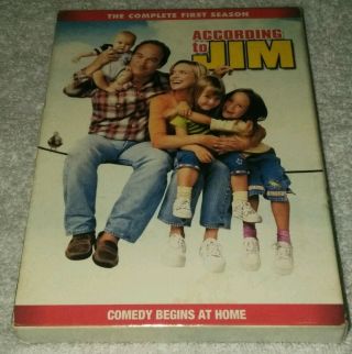 According To Jim Complete Season 1 Dvd Rare Jim Belushi,  Courtney Thorne Smith