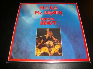 Rare Nicko Mcbrain - Rhythm Of The Beast Vinyl 7 " Single Pic Sleeve Iron Maiden