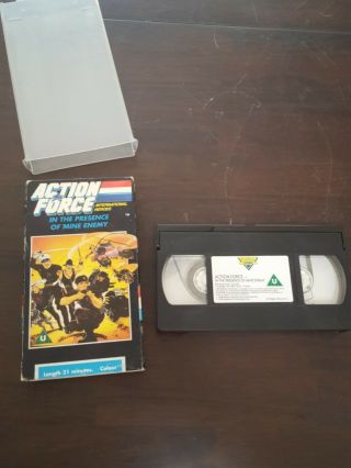 Rare G.  I.  Joe Uk Action Force International Heroes Vhs In The Presence Of.  1990