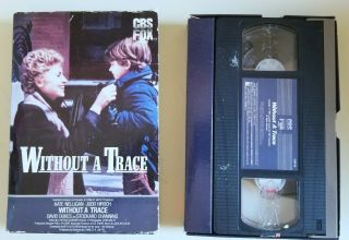Vhs Movie Without A Trace 1983 - Judd Hirsch Stockard Channing - Rare