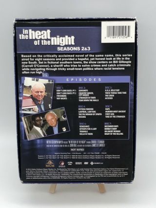 In The Heat Of The Night Seasons 2 & 3 DVD Carroll O ' Connor TV Show Rare 2