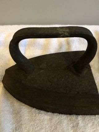 Very Rare Large Iron 8”long X 5 1/2”wide 7”tall And Weights 20 Lbs