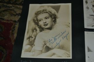 Hollywood Rare Evelyn Keyes Signed 1944 Photo Gone With The Wind Suellen O 