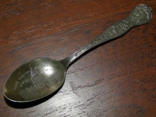 Antique Sterling Souvenir Teaspoon State Capitol Denver Colorado Spoon Not Scrap