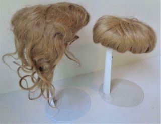 Antique Brown Mohair Doll Wig Size 10 11 12 For German Kestner Steiner French