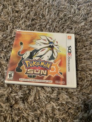 Pokémon Sun Authentic Rare (nintendo 3ds,  2016)