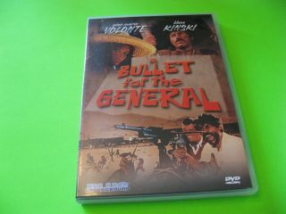 A Bullet For The General (dvd,  2007) Blue Underground Rare Klaus Kinski