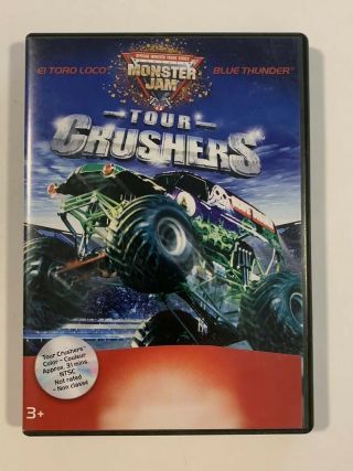 Hot Wheels Monster Jam Tour Crushers (2006,  Dvd) Rare El Toro Loco Blue Thunder