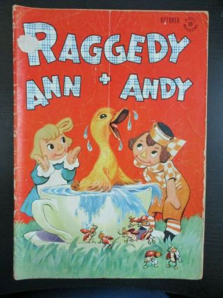 Raggedy Ann And Andy 17,  1947 Dell,  G,  Walt Kelly,  Rare Issue