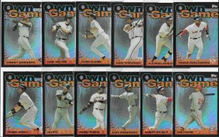 2004 Topps Baseball Own The Game Insert Set (og1 - Og30) Very Rare Derek Jeter