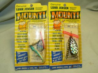 Vintage Luhr Jensen Mounti Fishing Lures In The Package