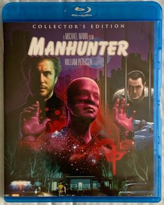 Manhunter Collectors Edition Blu Ray 2 Disc Set Rare Oop Scream Factory Buy Now
