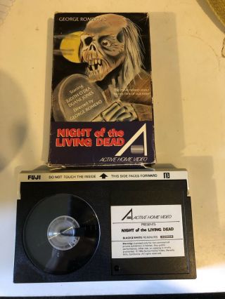 Night Of The Living Dead Betamax Rare Find