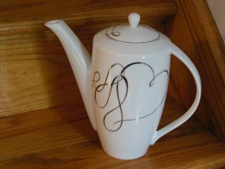 Rare Mikasa Love Story Porcelain Coffee Tea Chocolate Pot Wedding Shower Gift