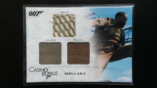 James Bond In Motion 007 Tc02 Costume Card Molakka Shirt Pants Jacket Rare