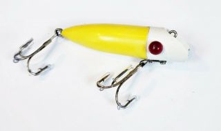 Tough Hofschneider Red Eye Wiggle Plug Lure Made In Ny 1948 Good Color