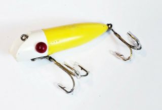 Tough Hofschneider Red Eye Wiggle Plug Lure Made In NY 1948 GOOD COLOR 2