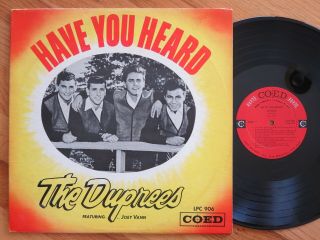 Rare Vintage Vinyl - The Duprees - Have You Heard - Coed Records Lpc 906