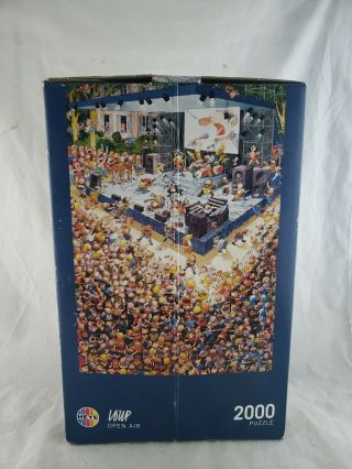 Jigsaw Puzzle 2000 Piece Heye Open Air.  Loup Triangular Box Poster Concert Rare