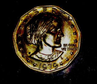1979 - P Susan B.  Anthony $1 Wide Rim/near Date Uncirculated - - Rare