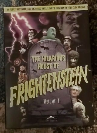 The Hilarious House Of Frightenstein - Volume 1 (extremely Rare/oop) Dvd Box Set