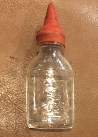Vintage Baby Doll Glass Bottle 2 3/4”
