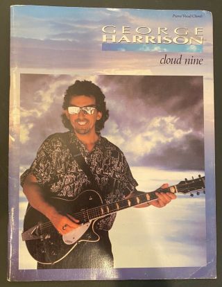 Beatles Rare George Harrison Cloud Nine Songbook - Book