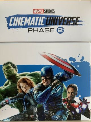 Marvel Studios Cinematic Universe Phase 2 Blu - Ray/dvd Box Set - Rare