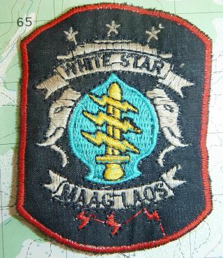 White Star - Rare Patch - Cia - Maag Laos - Us Black Ops - Vietnam War - 6575