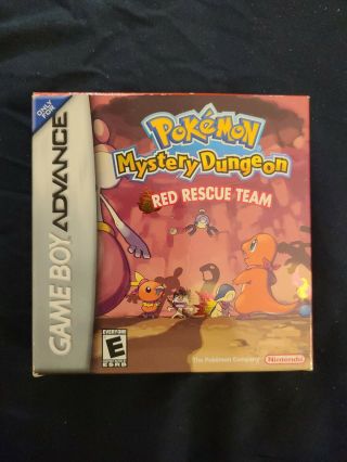 Pokemon Mystery Dungeon: Red Rescue Team (nintendo Game Boy Advance) Cib Rare