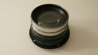 Rare Bausch & And Lomb 210mm F/4.  5 Zeiss Is Tessar Large Format 5x7 Lens Sinar
